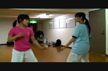 武田梨奈  空手映画「ハイキックガール」 撮影用練習シーン