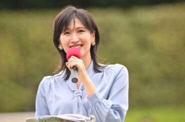 「ミニにニーハイが似合う」元アイドルの人気キャスター〝異次元ミニスカ〟ショットに「ナイスショット」「合成のような綺麗な景色」