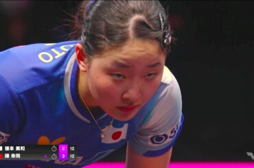 【日本語実況解説】準々決勝 張本美和 vs 陳幸同｜WTTチャンピオンズドーハ2026 女子シングルス