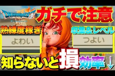 【ドラクエ7リメイク】今作初仕様！熟練度、金策&レベル上げ！アイテム収集毎に最適な設定が変わる！