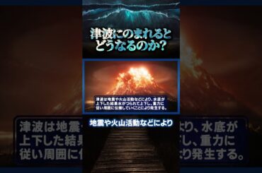 津波にのまれるとどうなるのか？ #雑学