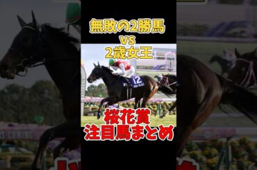 【競馬】「無敗の2勝馬vs阪神JF女王」桜花賞出走注目馬！#桜花賞2025 #桜花賞 #エリカエクスプレス #アルマヴェローチェ #無敗馬 #阪神JF #注目馬 #競馬 #3歳牝馬クラシック