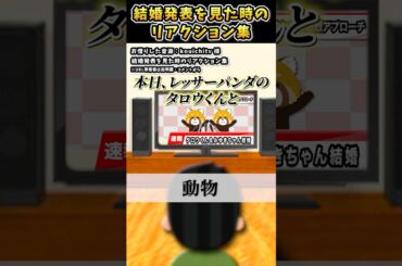 kouichitvさんの「結婚発表を見た時のリアクション集」をいらすとやで遊んでみた【#kouichitv #shorts #結婚 #リアクション #あるある 】