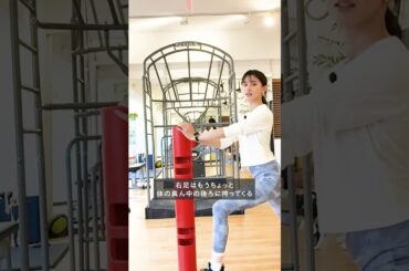 朝比奈彩の体型維持トレーニング