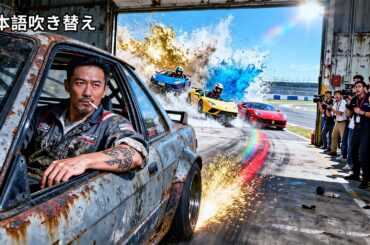 【日本語吹き替え】廃車工場の洗車おじさん、実は伝説のレーシングドライバーだった！スクラップの中から蘇った“鉄の獣”が、最新マシンを喰らい尽くす！ #中国ドラマ #全話