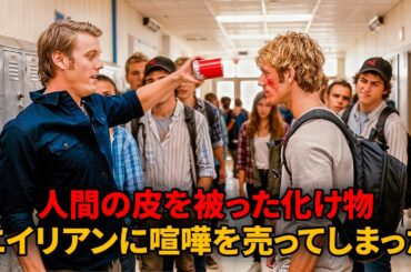 不良グループが、実は宇宙の怪物だとも知らずに転校生をいじめている。【映画紹介】