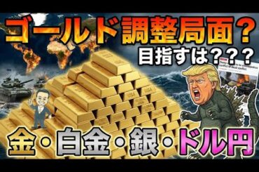 地政学的リスク爆発！金相場が次に目指す驚愕のターゲット。ゴールドがついに失速？「目指すは？？？」トランプ節が相場を破壊する！？