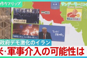 かつての「蜜月」から「宿敵」へ　トランプ大統領　反政府デモ激化のイランへの軍事介入の可能性は？　その時は日本への影響は必須か…【サンデーモーニング】｜TBS NEWS DIG