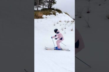 ゆったりカービングターン！森田優香#shorts #carving #skiing