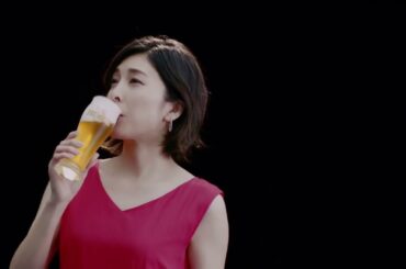 竹内結子　Suntory 　cm   神泡ラバーズ