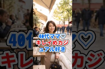 40代ママ♡キレイめカジュアル好き#ファッション #40代