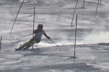 260117 乙葉　全道中学SL2本目5位　合計5位