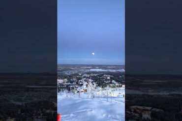 【フィンランド】レヴィのゲレンデから見る冬の絶景