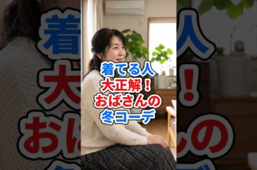 着てる人大正解！おばさんの冬コーデ #ファッション