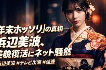 「年末ホッソリ」の真相…浜辺美波、美貌復活にネット騒然 #浜辺美波 #テレビ出演 #話題