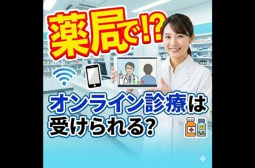 薬局内でオンライン診療を受けられるか？