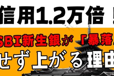 SBI新生銀行、倍率1万倍が生む「真空地帯」の正体
