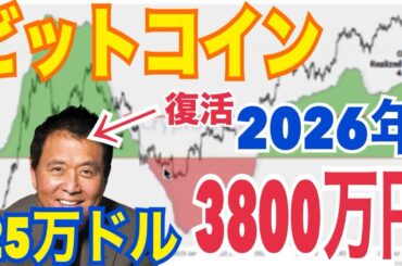 【衝撃】ビットコイン2026年25万ドル（約3800万円）到達か！？2023年と酷似する“底打ちシグナル”出現