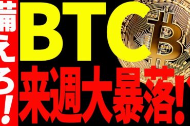 ⚠️ビットコイン来週大暴落⁉⚠️今すぐ備えてください！【仮想通貨】