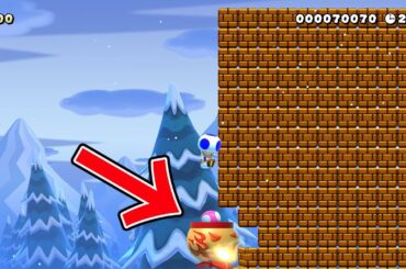 ちんたら行こうとしてるから乗っ取りで上から行く！【マリオメーカー2】