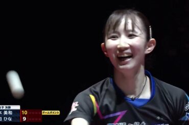 【プレイバック】女子決勝 張本美和 vs 早田ひな｜2022年 第4回パリ五輪日本代表選考会｜Harimoto Miwa vs Hayata Hina