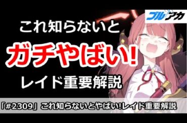 【ブルアカ】これ知らないとガチやばい！レイドバトル重要解説【ブルーアーカイブ】