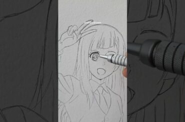 drawing kasumi Miwa #kasumimiwa #howtodraw #shorts