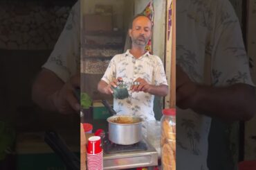 本場チャイの作り方📍インドの屋台/ How to make chai 📍Agra - India