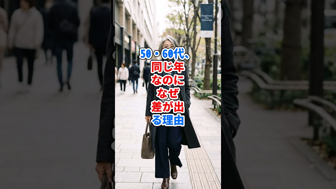 50・60代、同じ年なのに差が出る理由 #ファッション 50・60代、同じ年なのに差が出る理由 #ファッション