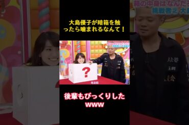 大島優子が暗箱を触ったら噛まれるなんて！ #funny #akb48 #大島優子 #かわいい #バラエティ #お笑い #面白集