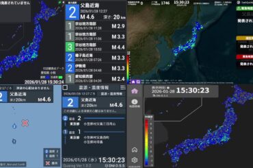 地震に関する情報を24時間ほぼ最速で提供