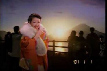 田中麗奈 CM   「お正月を写そう2001」 Part 3 「初日の入り」編