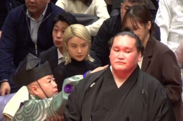 【照ノ富士断髪式】阿部詩 上田桃子 小島瑠璃子［TERUNOFUJI retirement ceremony］2025/01/31
