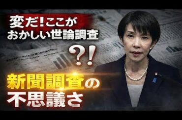 世論調査、ここがおかしい。新聞調査は正しいのか？安冨歩東京大学名誉教授。一月万冊