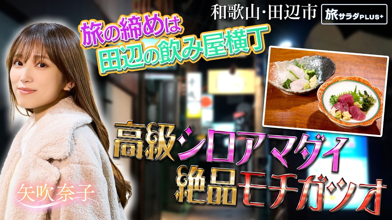 【矢吹奈子in和歌山・田辺市】味の光る路!夜の楽しい飲食街〈ロコレコ〉 【矢吹奈子in和歌山・田辺市】味の光る路!夜の楽しい飲食街〈ロコレコ〉