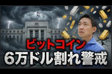 ビットコインは6万ドル割れ警戒？金・銀の下落は止まらない。
