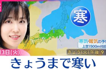 【天気】厳しい寒さ続く  日本海側の雪、午後には次第にやむ見込み