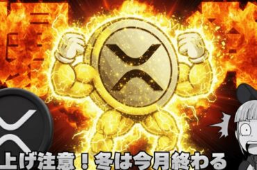 【※最高かよ！XRP上昇予測】【仮想通貨の冬は今月終了！専門家の分析に注目】
