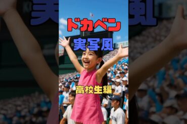 AIでドカベン実写風～明訓高校編～#ai #ドカベン #実写#甲子園#野球#漫画#shorts