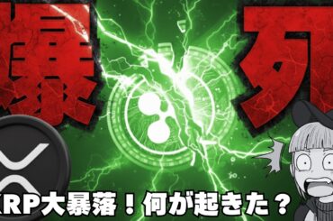 【※マジかよXRP】【歴史的大暴落！リップルに何が？】