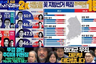 김어준의 겸손은힘들다 뉴스공장 2026년 2월 6일 금요일 [추미애, 김한규, 여론조사, 홍사훈, 노영희, 주진우, 봉지욱, the살롱, 김정호, 금요음악회]