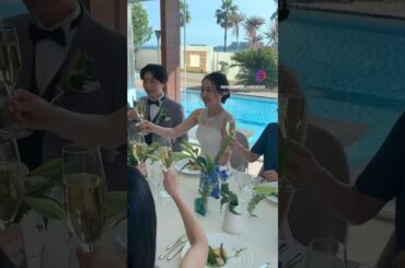 【結婚式場マンダリンポルト】家族や親しい友人だけを招いた少人数ウェディング💐🤍#wedding #プレ花嫁 #結婚式 #weddingdress #結婚