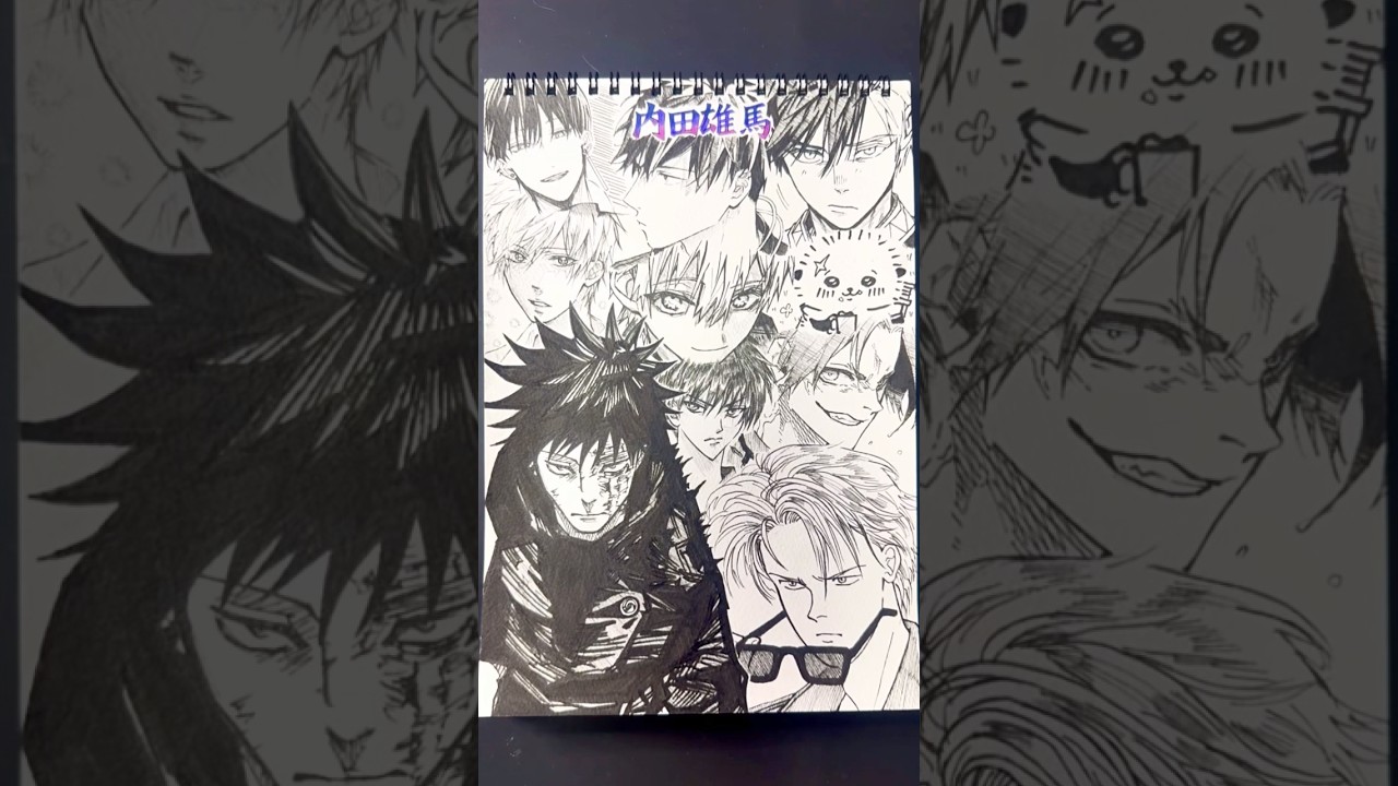 Drawing characters!!🔥(CV: 内田雄馬)  #内田雄馬 #声優 #drawingchallenge