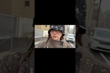 梅澤美波と雪❅　2026/02/08 #乃木坂46