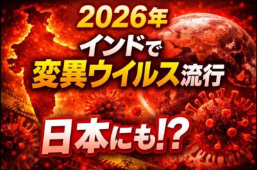 2026年インドで変異ウイルス流行、日本にも⁉︎