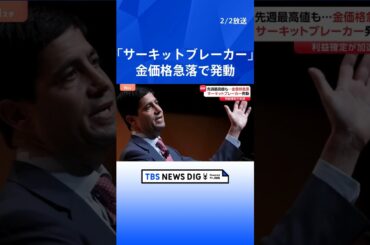 金価格が急落 3500円以上も値下がり 「サーキットブレーカー」発動も “FRB人事”で利下げに対する不透明感が拡大｜TBS NEWS DIG #shorts