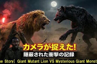 【忍び寄る異変】巨大な変異種ライオン・オレキナVS謎の巨大怪生物 #巨大ライオン #変異種ライオン #オレキナ #巨大生物 #サバンナ #怪獣バトル #感動話 #UMA #ミステリー