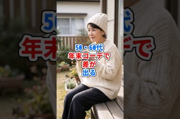 50・60代、年末コーデで差が出る #ファッション