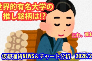 【世界的な有名大学が押してる仮想通貨は？！】本日の相場分析は「BTC・TRX・DCR」2026/2/17