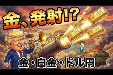 【緊急】米国がイラン攻撃！？金価格5,000ドルへ“爆射”のカウントダウン。ドル円・白金の運命は？